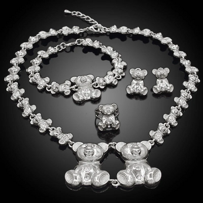 XO Teddy Jewelry Set