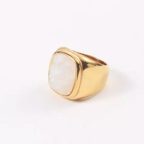 18K Gold-Filled Large Shell Ring
