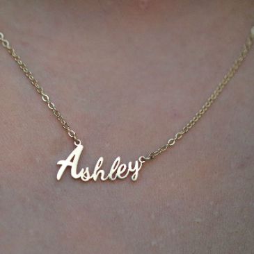 Gold Personalized Name Necklace