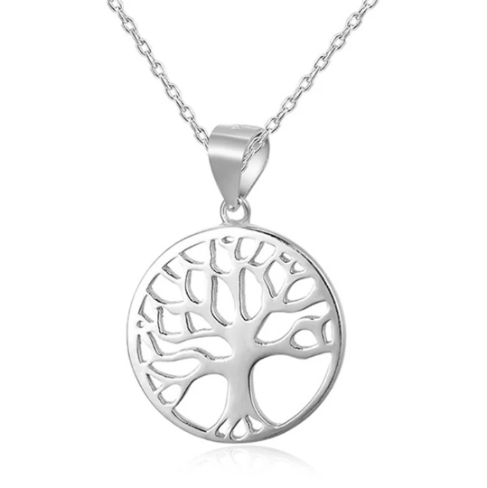 925 Sterling Silver Tree of Life Necklace