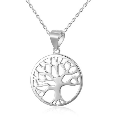 925 Sterling Silver Tree of Life Necklace