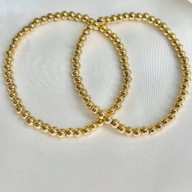  Gold Beaded Bracelet